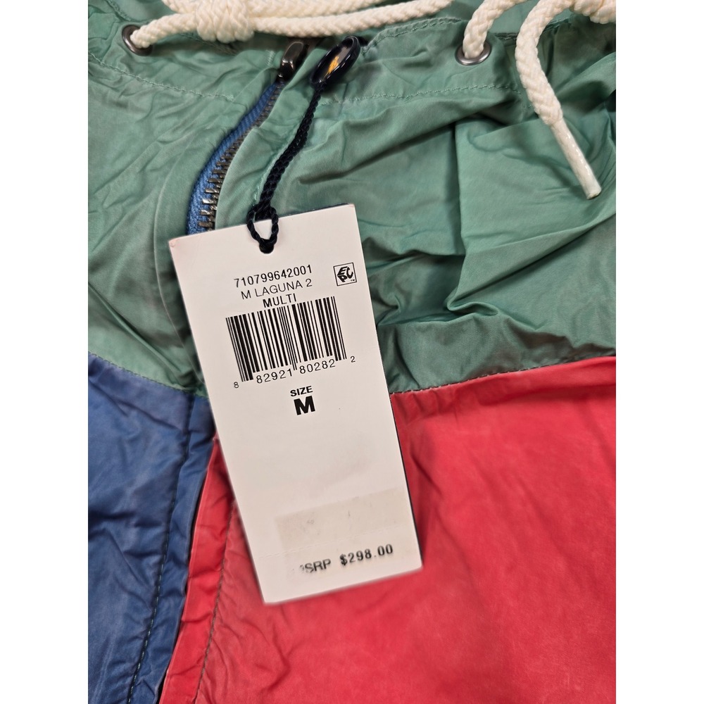 Polo Ralph Lauren Windbreaker Men Medium Colorblock 1992 Stadium Laguna $298 NEW - Picture 5 of 9